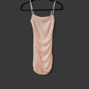 Sparkling Pink Sequin Dress